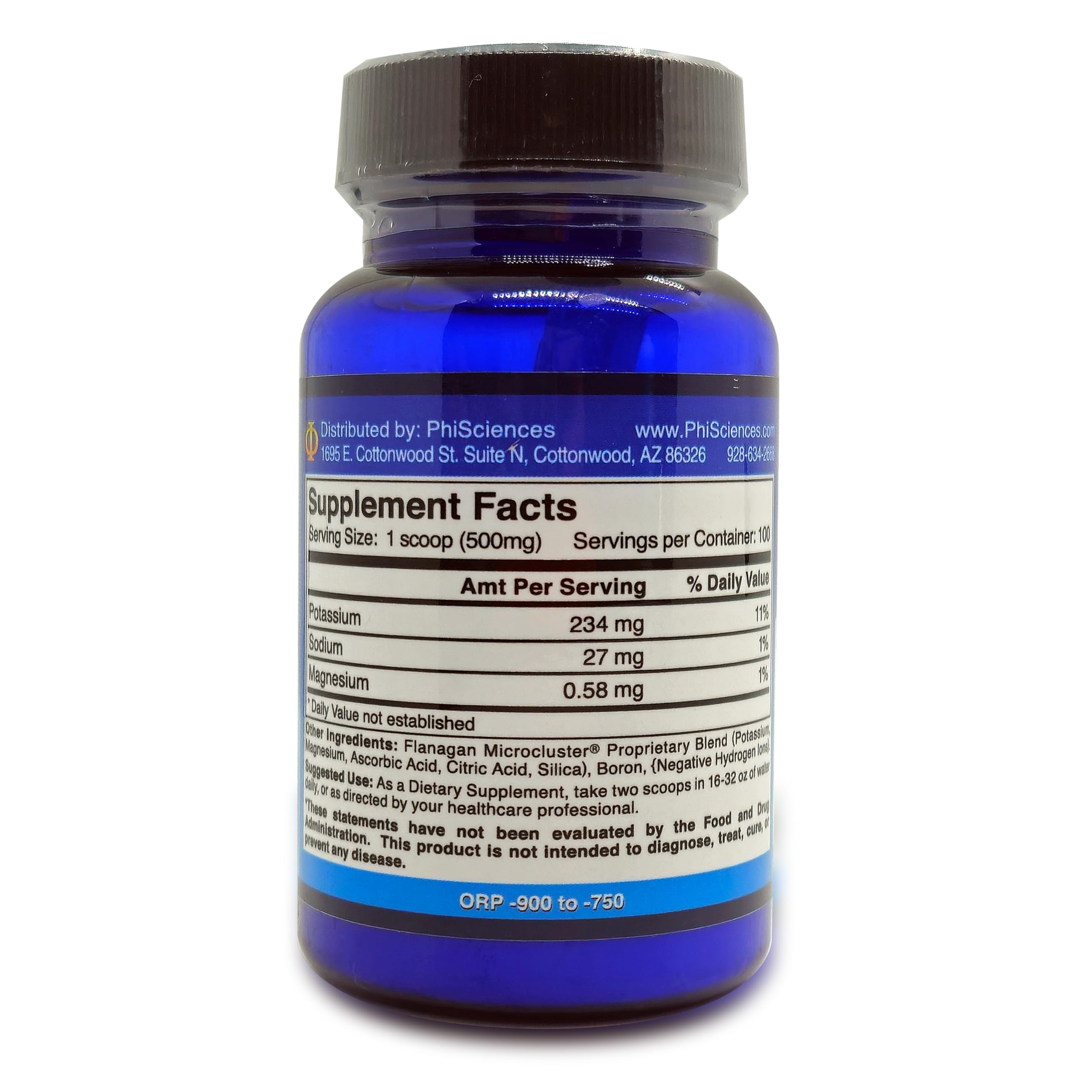 Phi Sciences Mega Hydrate Frasco de Polvo: práctico para hidratación diaria.