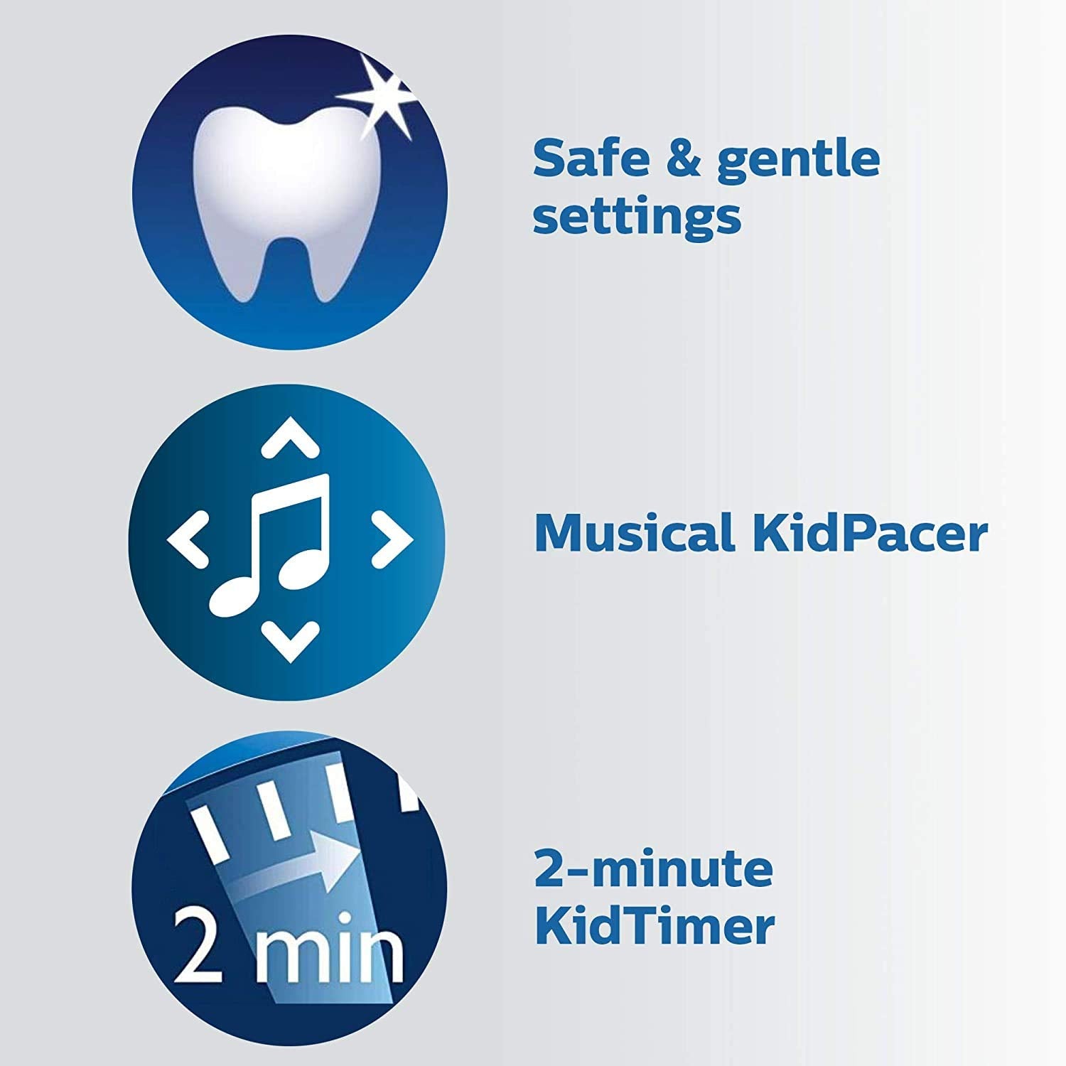 Niño cepillándose con Philips Sonicare Kids 3 Plus para hábitos de higiene