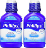 Phillips' leche de magnesia original en botella, alivio suave para estreñimiento ocasional.