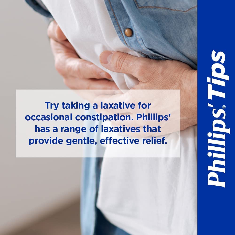 Phillips' Milk of Magnesia con hidróxido de magnesio, alivio nocturno suave sin estimulantes.