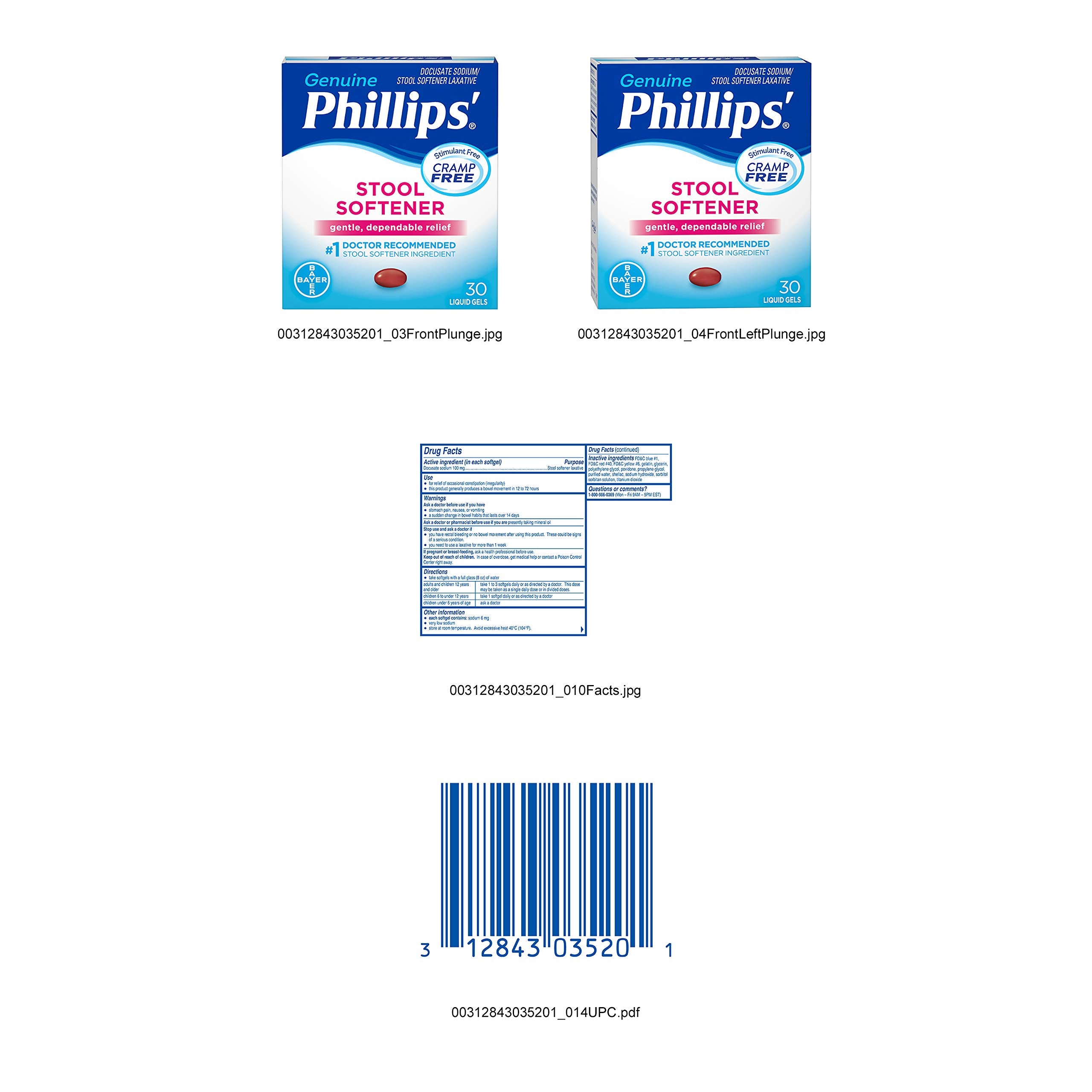 Phillips' Stool Softener apoyo digestivo para momentos puntuales.