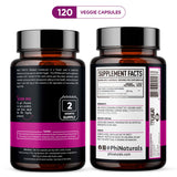 PhiNaturals etiqueta orgánica con información clara de ingredientes