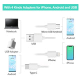 PHOEBE conexión USB facilita carga y uso multiplataforma.