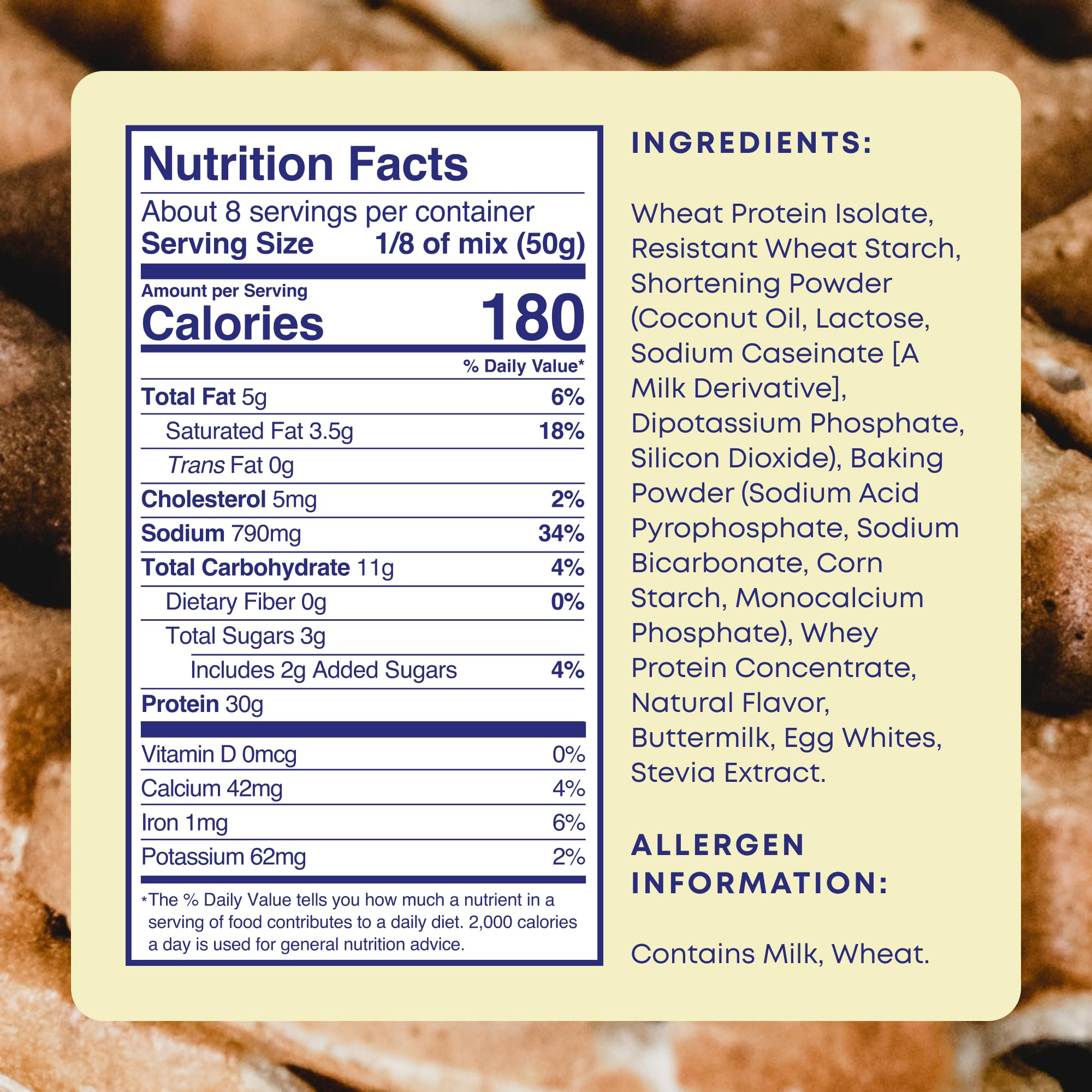 Phoros Nutrition: etiqueta nutricional destacada para controlar carbohidratos y proteínas.