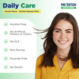 PHS Brands Prevention Daily Care enjuague bucal blanqueamiento, mejora sonrisa.