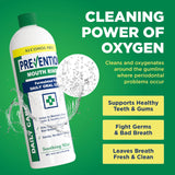 PHS Brands Prevention Daily Care enjuague mentolado, frescura duradera.