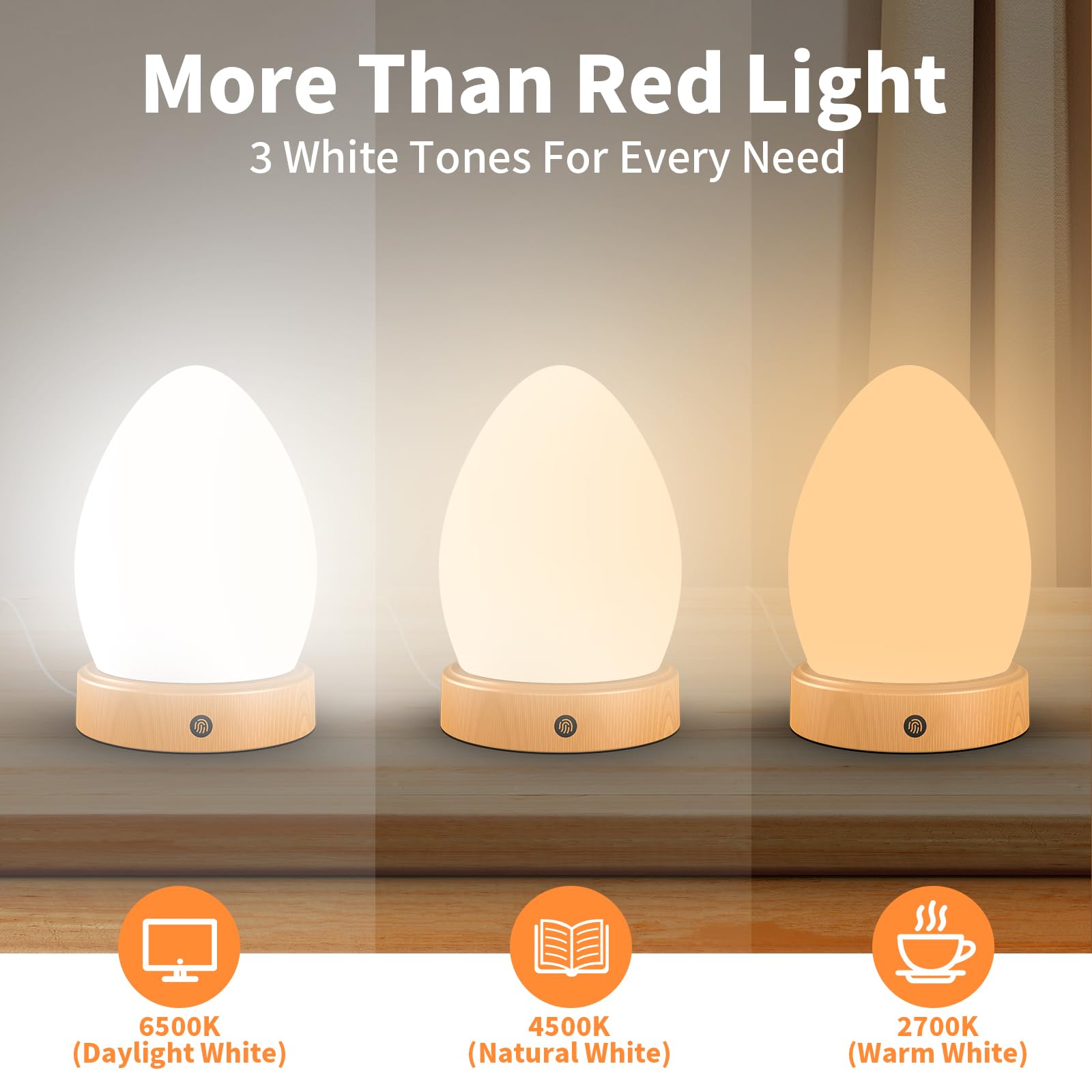 Indicador de luz roja 670nm para ambiente nocturno sin luz azul