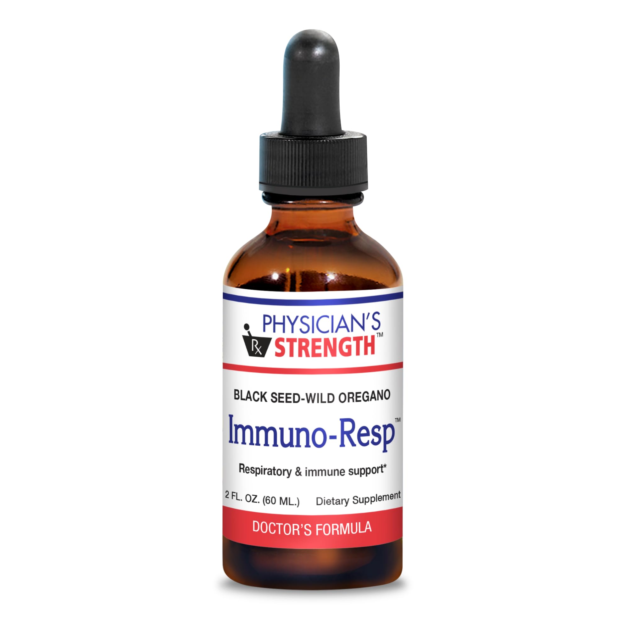 Physician's Strength Immuno-Resp botella con gotero para uso diario