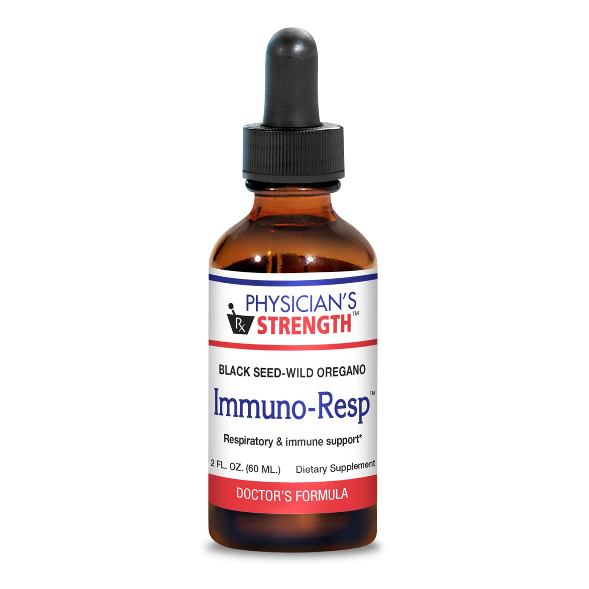 Physician's Strength Immuno-Resp botella con gotero para uso diario