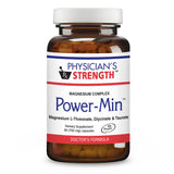 Power-Min de Physician's Strength: botella de cápsulas para soporte total del cuerpo.