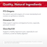 Physician's Strength Ultracidal, hojas de orégano salvaje, origen natural y puro.