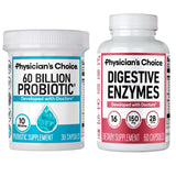 Physician's CHOICE: botella frontal del conjunto para salud intestinal y uso diario