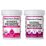 Physician's CHOICE dúo femenino en bote para apoyo diario de la salud íntima.