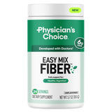 Physician's CHOICE Easy Mix Fiber muestra textura suave sin grumos para beber fácilmente.