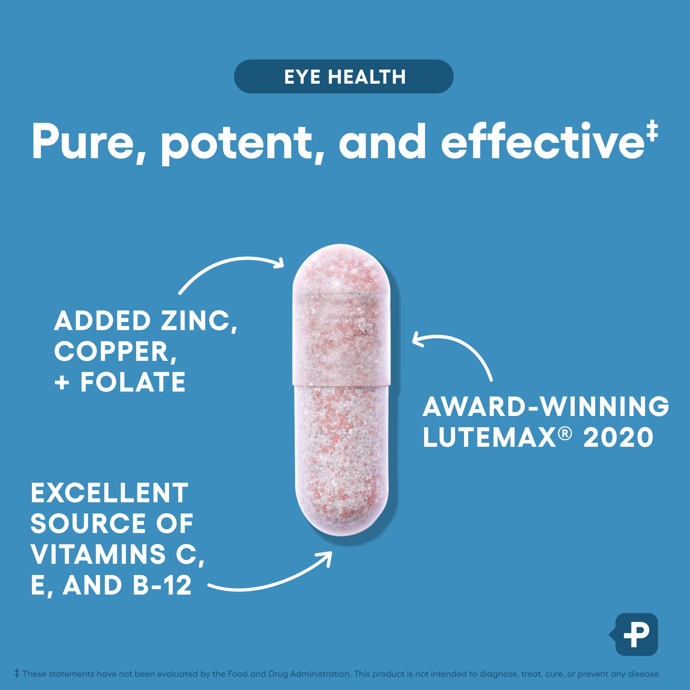 Parte superior de la botella de Physician's Choice Eye Health