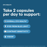 Cápsulas de Physician's Choice Eye Health listas para tomar diariamente
