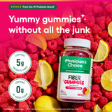 gomitas de Physician's Choice para digestión saludable, sabor frambuesa limón