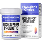 Mood Probiotic de Physician's CHOICE fomenta equilibrio emocional diario y salud digestiva.