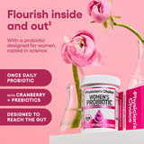 Physician's CHOICE probióticos para mujeres: cápsulas resistentes para mejor colonización intestinal