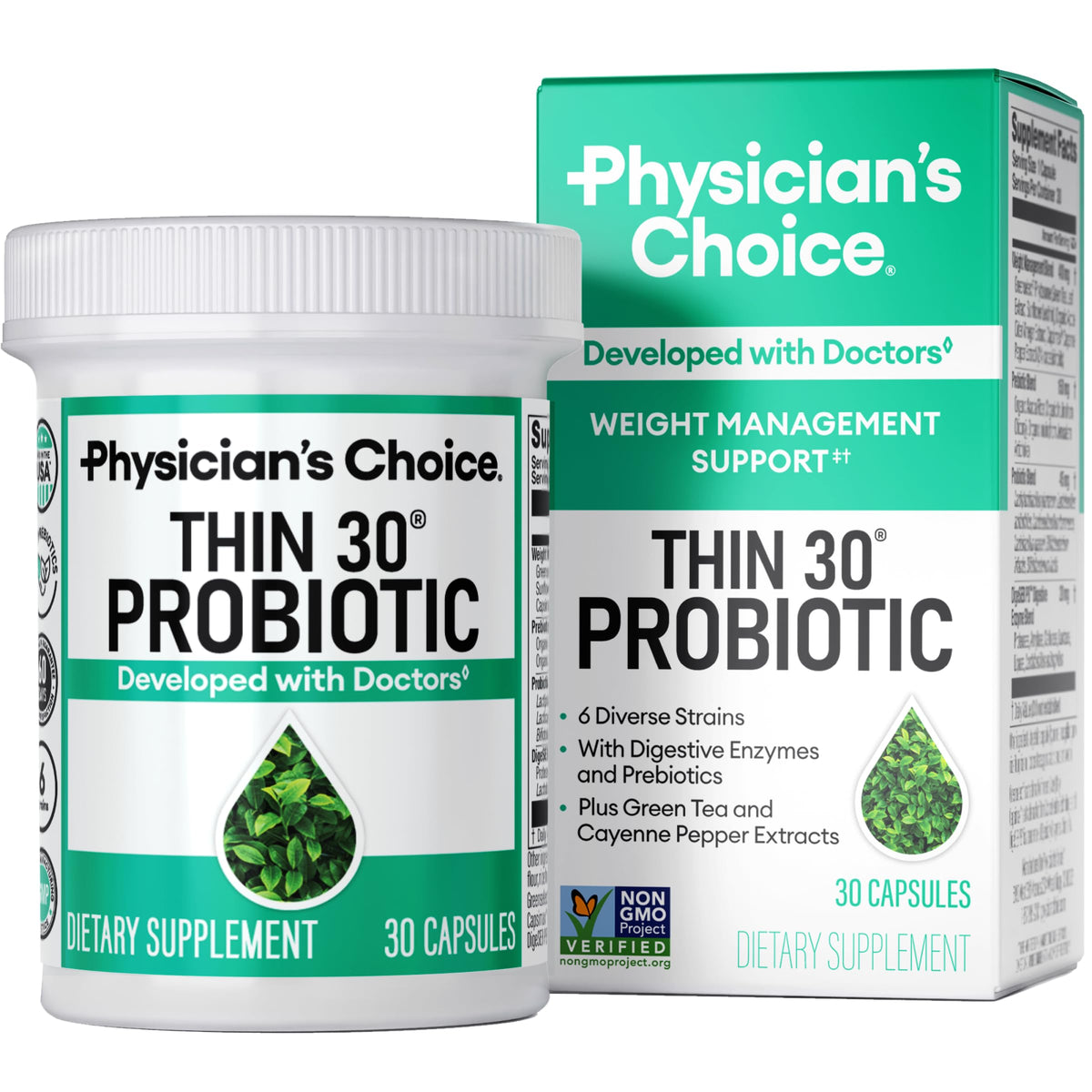 Physician's CHOICE probióticos, botella para apoyo a la salud digestiva diaria