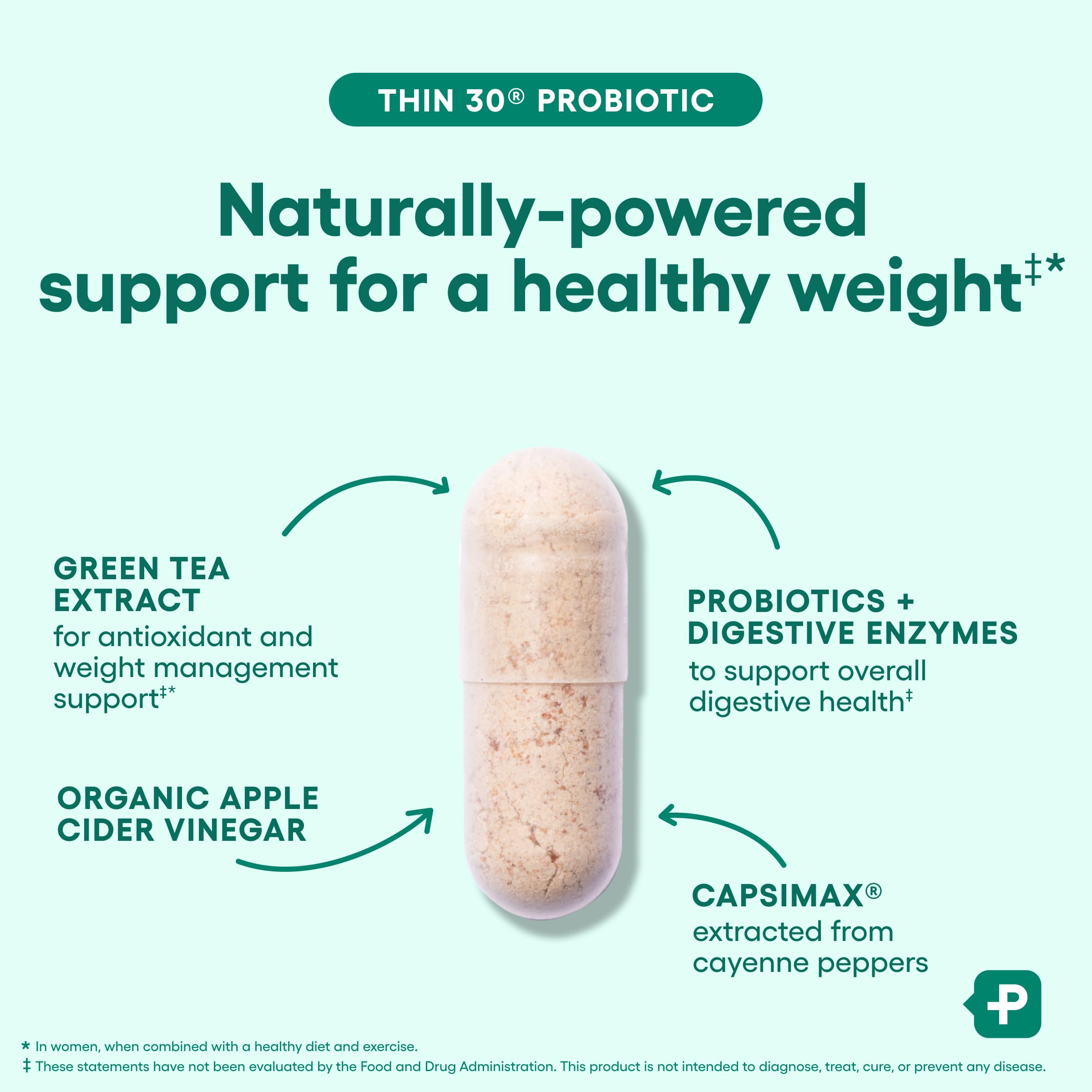 Physician's CHOICE Probiotics: empaque externo práctico para almacenamiento y viaje
