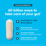 Physician's CHOICE Probiotics: cápsulas resistentes al ácido para mayor supervivencia intestinal.