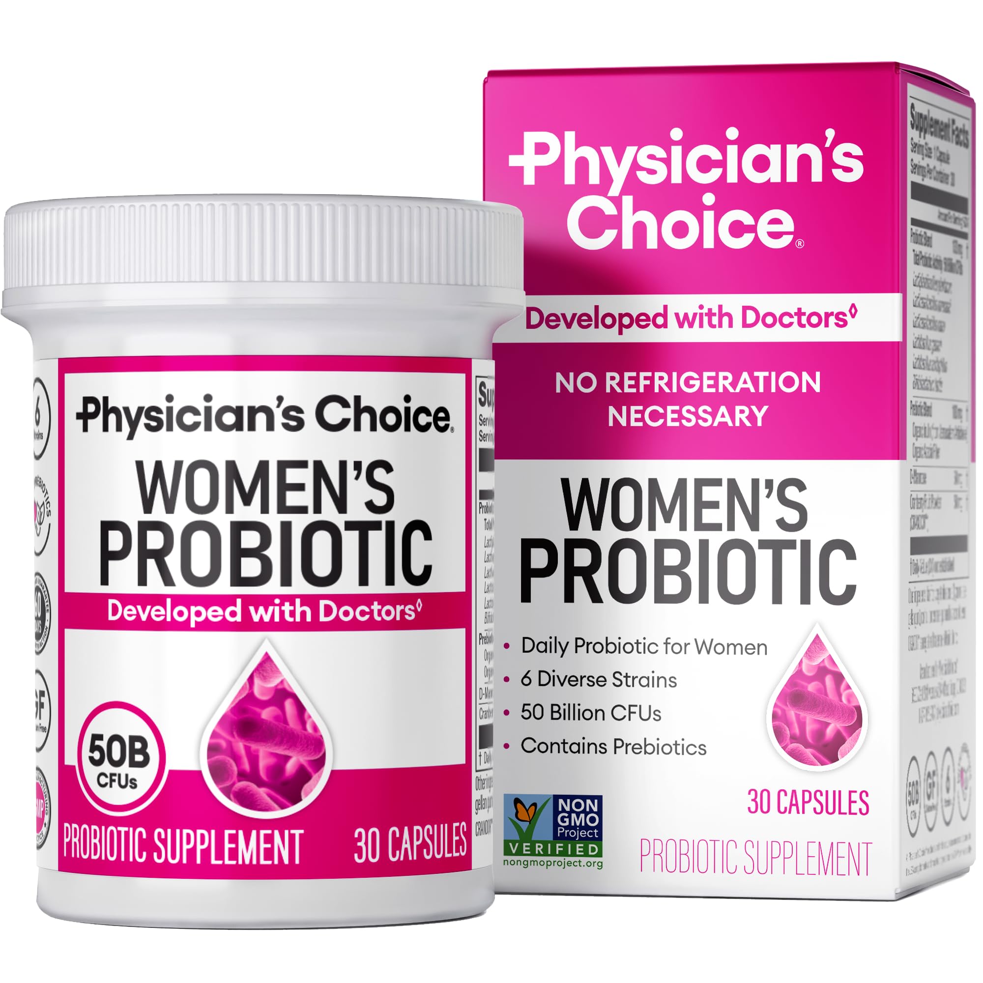 Probióticos Physician's CHOICE para mujer: cuidado urinario y equilibrio