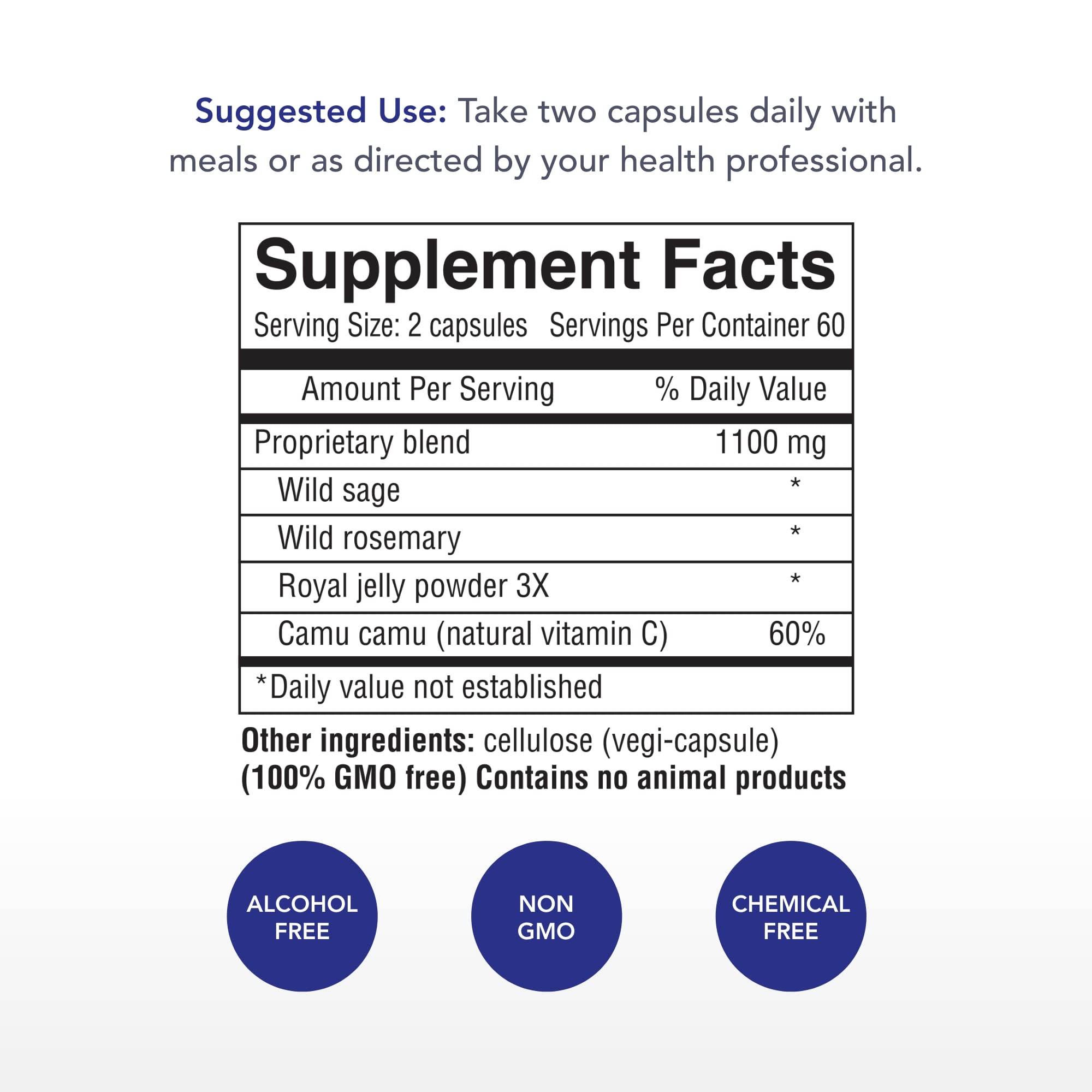 Physician's Strength AdrenoPower: cápsulas veganas para uso diario