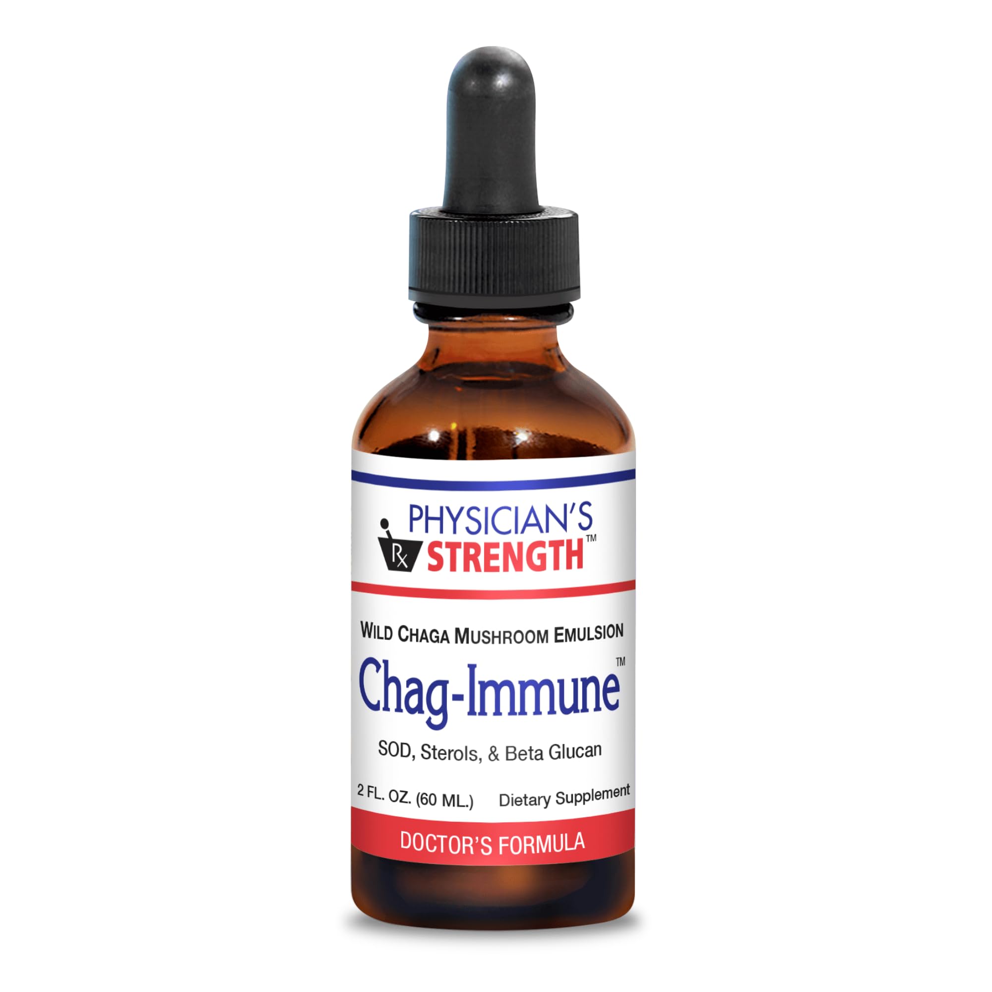 Chag-Immune de Physician's Strength, vertido desde la botella para uso diario.