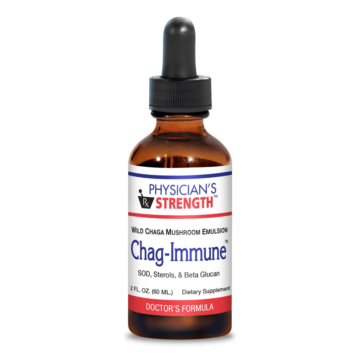 Chag-Immune de Physician's Strength, vertido desde la botella para uso diario.