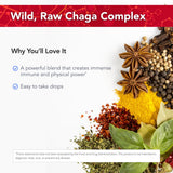 Mezcla de ingredientes naturales de Physician's Strength Chag-Immune para equilibrio diario.