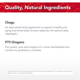 Emulsión de chaga con orégano orgánico en la fórmula de Physician's Strength.