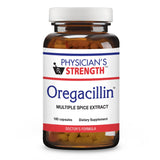 Cápsulas de Physician's Strength Oregacillin para apoyo diario de la salud respiratoria.