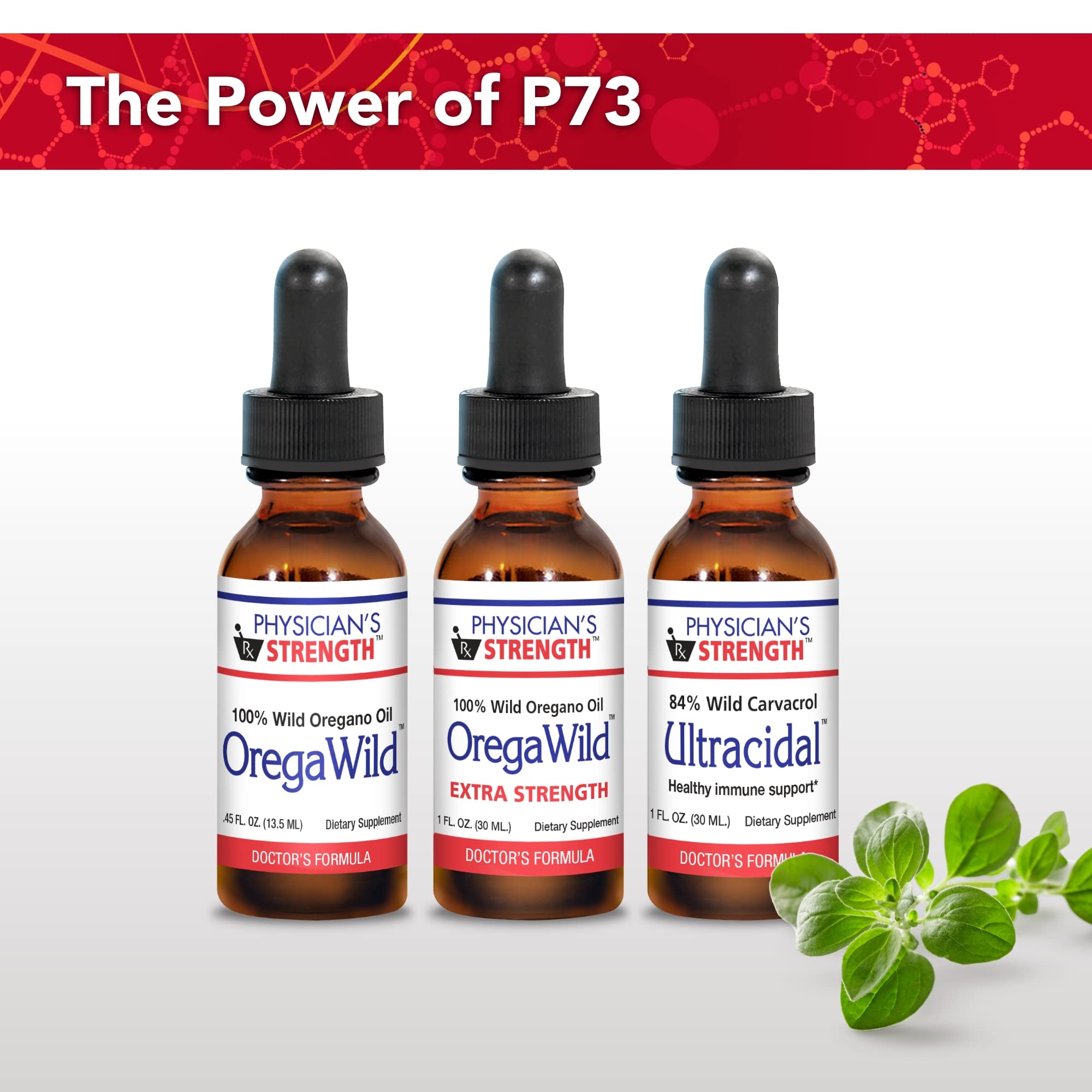 Physician's Strength OregaWild, aceite 100% puro para uso culinario y cuidado.