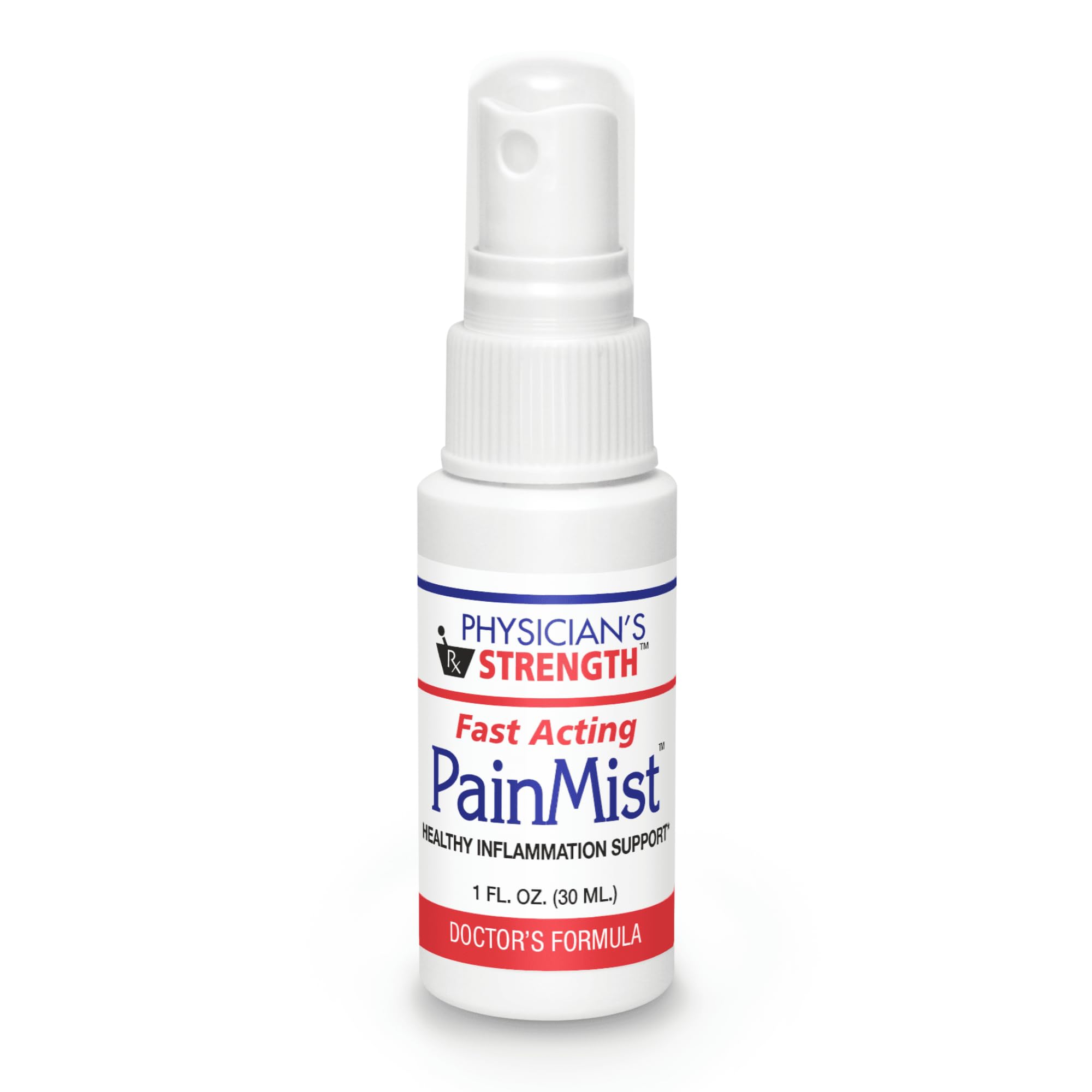 PainMist de Physician's Strength: botella de 1 onza para alivio localizado de inflamación