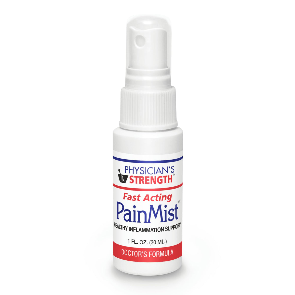 PainMist de Physician's Strength: botella de 1 onza para alivio localizado de inflamación