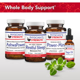 Physician's Strength Restful Sleep - escena nocturna para una rutina de descanso tranquila.
