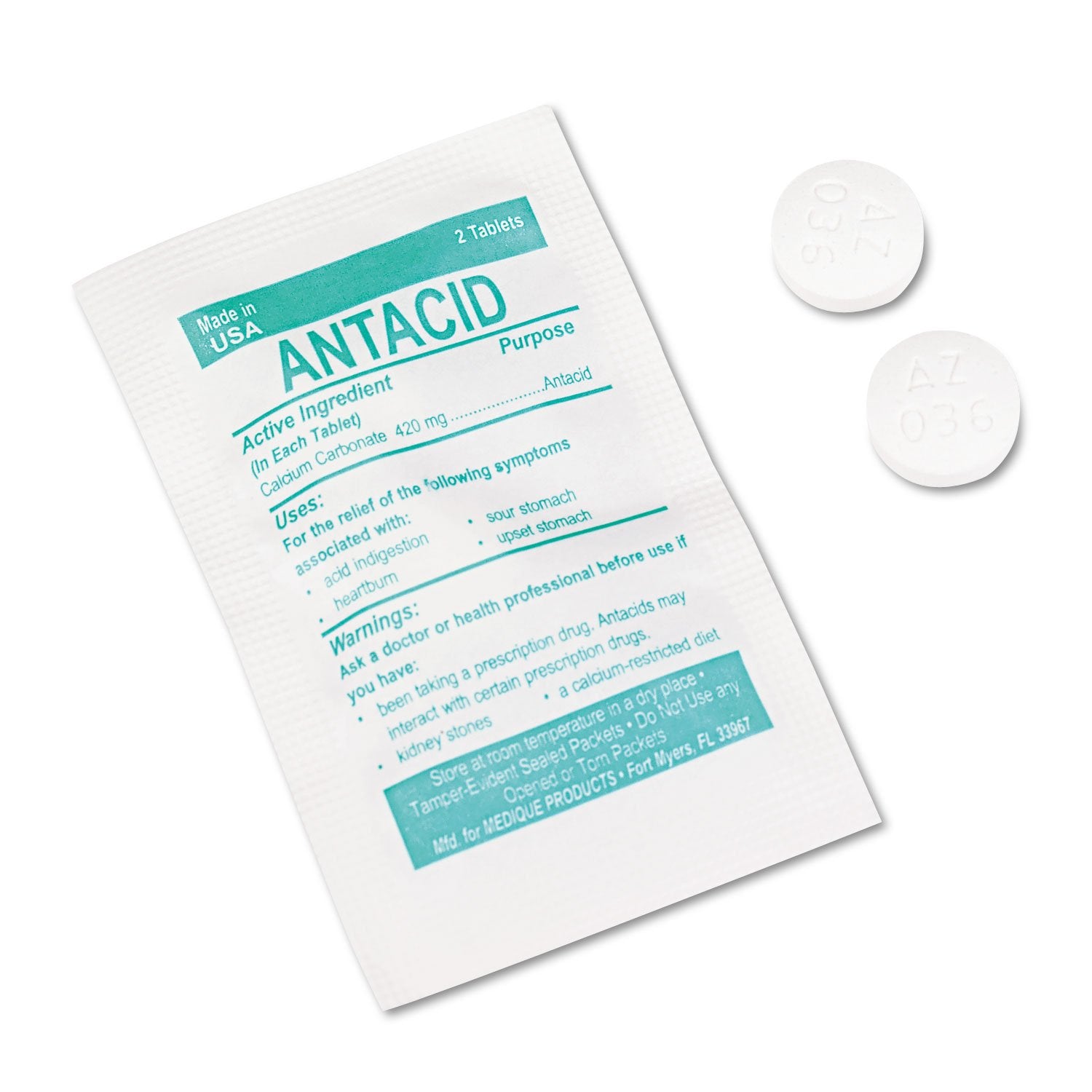 Dispenser perforado para reposición rápida de primeros auxilios con PhysiciansCare 90089