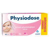 Physiodose serum fisiológico en caja de 40 dosis, higiene suave diaria