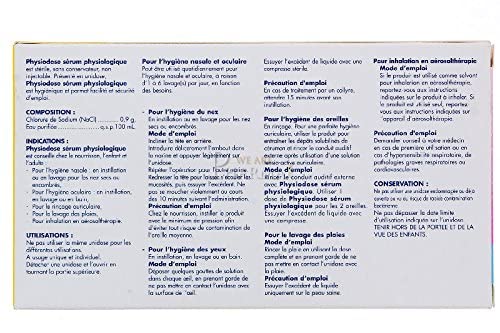 Viales esteriles Physiodose serum fisiológico, dosis individuales