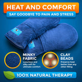 PhysioNatural Mittens, detalle canales de calor, distribución uniforme para mayor comodidad.