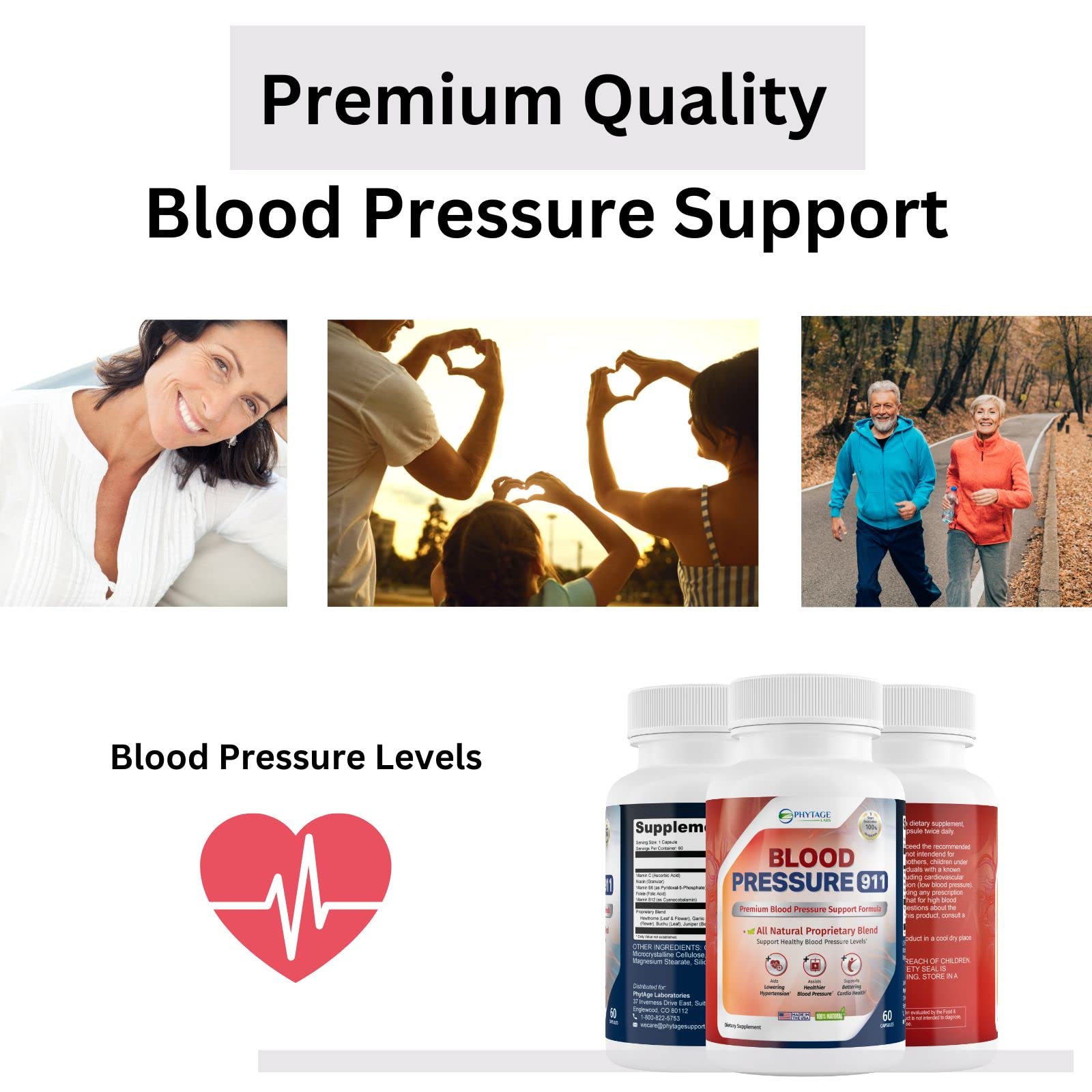 Phytage Labs Blood Pressure 911: niacina como ingrediente principal.