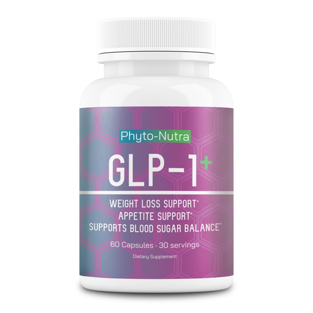 Phyto-Nutra GLP-1+ en bote de 60 cápsulas para controlar el apetito