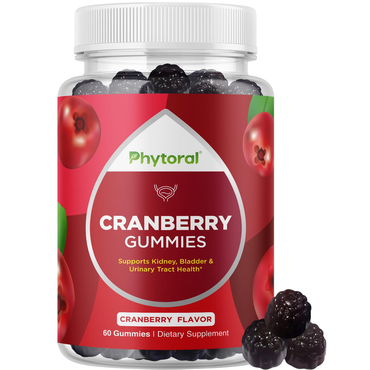 Phytoral gomitas arandano dosis diaria para apoyo urinario