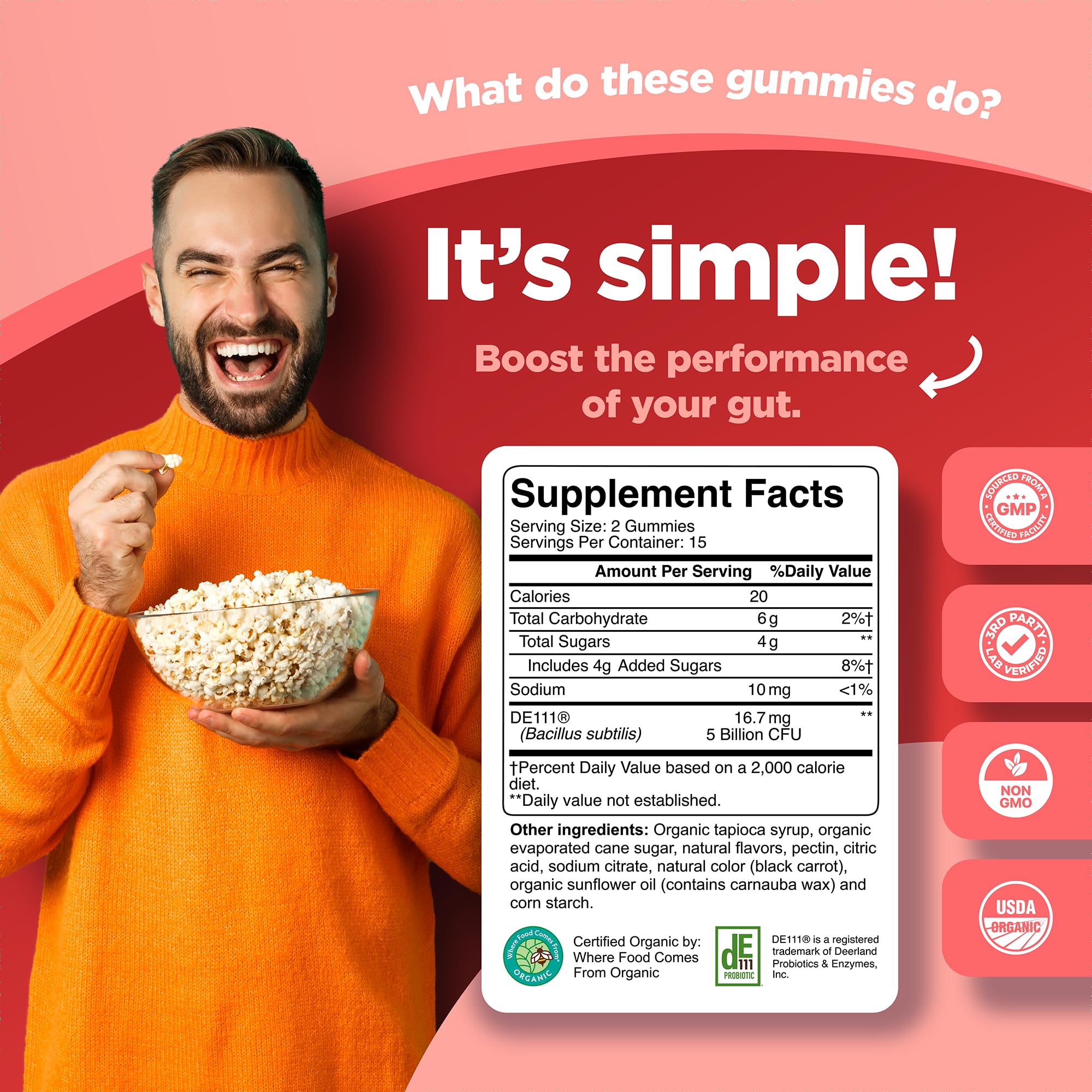 Phytoral gominolas probióticas para inmunidad y bienestar general.