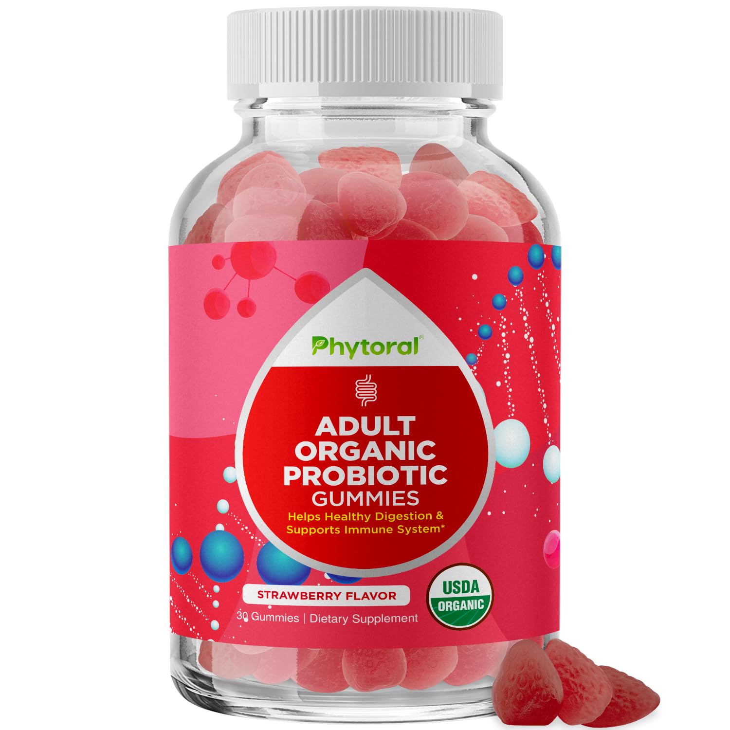 Phytoral gominolas probióticas para digestión suave y uso diario.