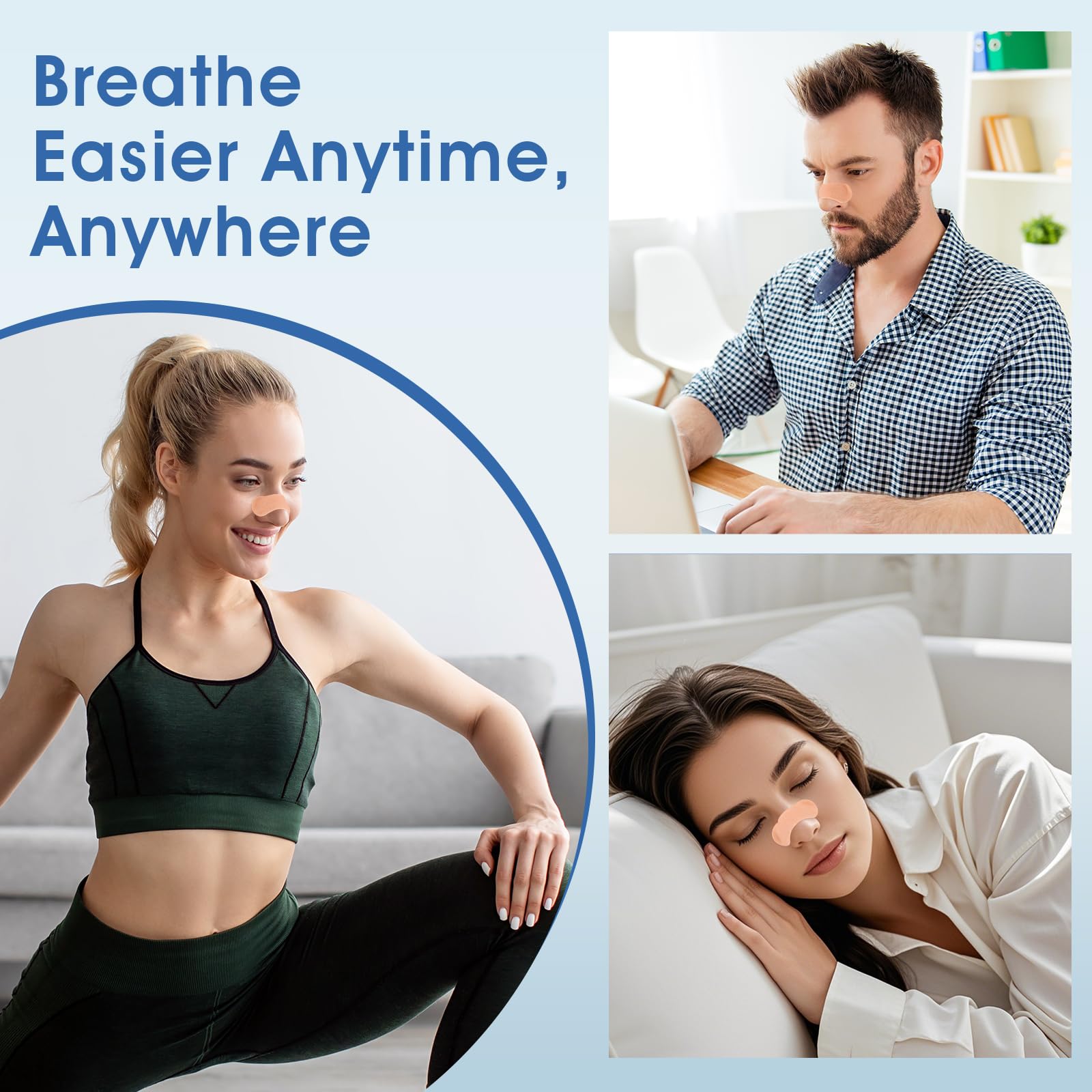 Phyyixs Nasal Strips: uso diario sin dejar residuos en la piel.