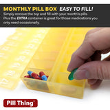 PILL THING-compartimento-extra, espacio para pastillas adicionales.