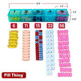 PILL THING: espacio adicional dentro del estuche para medicación no en pastillas.