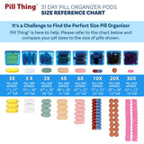 PILL THING, pod translúcido AM para confirmar dosis de mañana.